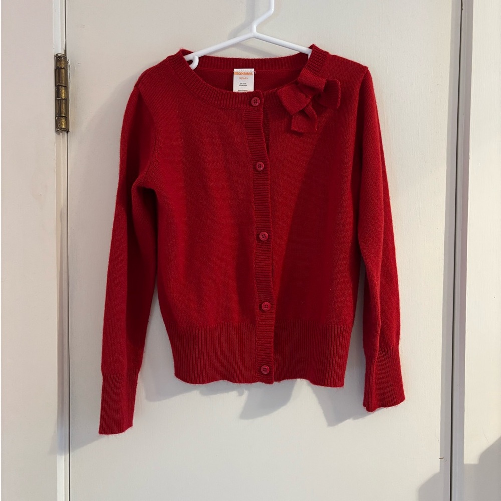 Girls’ Reds Cardigan Sweater